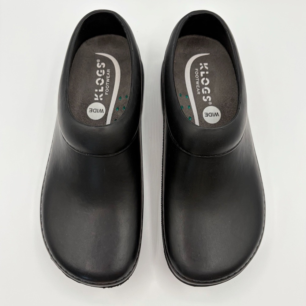 Klogs Mens Footwear Springfield Black Clogs Shoes Polyurethane New Size 7 Wide